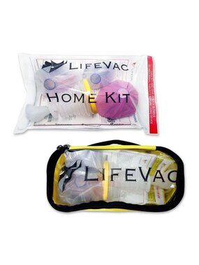 LifeVac 1 Home Kit 1 Travel Kit (2 Pack LifeVacs) Anti Choking Devices